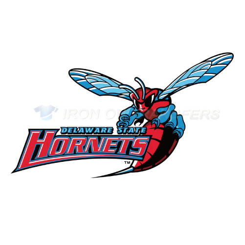 Delaware State Hornets Logo T-shirts Iron On Transfers N4250 - Click Image to Close